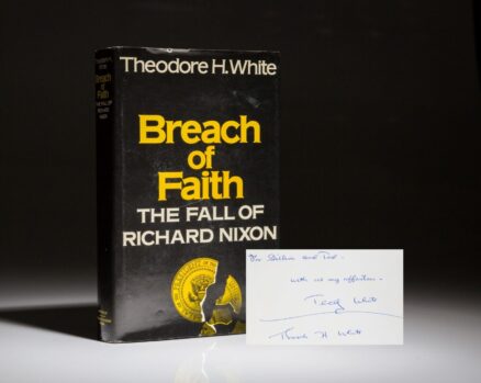 Breach of Faith by Theodore White. Inscribed association copy.