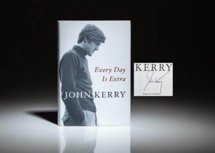 First edition of Every Day Is Extra, signed by Secretary of State, John Kerry.