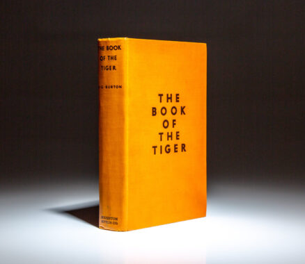 First American edition of The Book of the Tiger by Brigadier-General R.G. Burton.