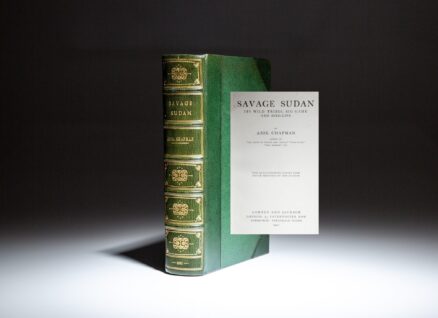First edition of Savage Sudan by Abel Chapman in a fine binding.