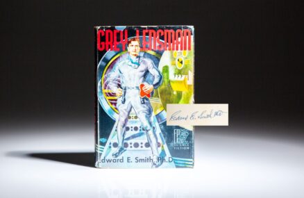 Signed first edition of Gray Lensman by Edward E. Smith.