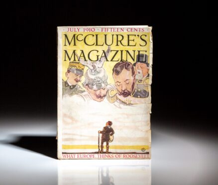 First appearance of "The Unparalleled Invasion" by Jack London in the July 1910 issue of McClure's Magazine.