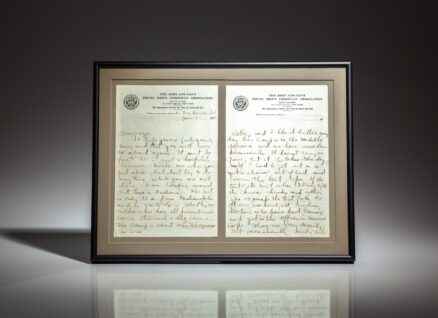 Letter from an acting Corporal in Ambulance Company #16, stationed at Fort Benjamin Harrison, Indiana, before deployment to Europe in June, 1917.
