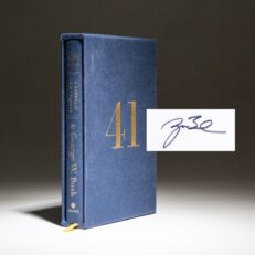 Limited edition of 41 by President George W. Bush, in slipcase.