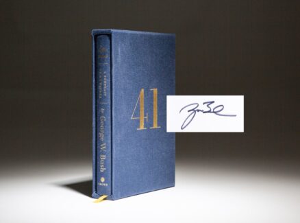 Limited edition of 41 by President George W. Bush, in slipcase.