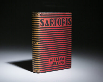 Sartoris by William Faulkner. First edition, first printing in dust jacket.