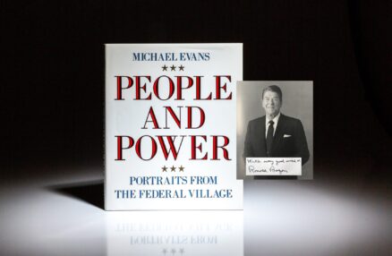 People and Power by Michael Evans, signed by President Ronald Reagan, Vice President George Bush, First Lady Barbara Bush, and numerous other members of the Reagan administration.