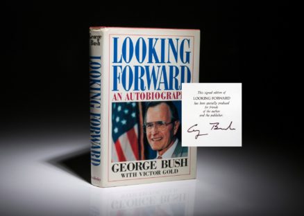 A special limited edition copy of Looking Forward, by George H.W. Bush.