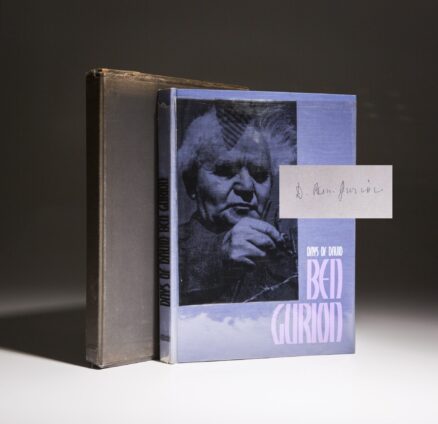 The Days of David Ben Gurion, signed limited edition.