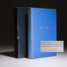 Looking Forward by President Franklin Roosevelt, blue cloth, limited edition in slipcase.