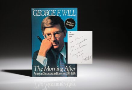 The morning after by George Will, inscribed to Stan Musial.