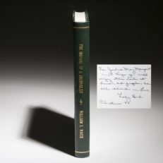 The Making of a journalist by William White, inscribed by Lady Bird Johnson to Jack Valenti.