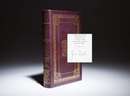 A Charge To Keep by George Bush. Signed limited edition.