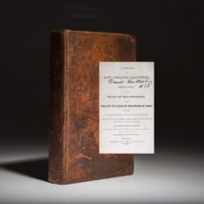 First edition of the Laws, Treaties, Resolutions and Ordinances of the State of Ohio by Gustavus Swan.