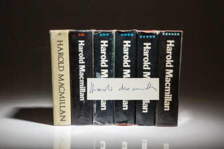 The Memoirs of Harold Macmillan, signed by the former prime minister