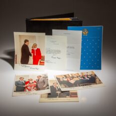 Ronald Reagan - A collection of signed photographs, inaugural programs, letters and documents from the archive of White House Special Assistant Sue Mathis-Richard.