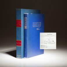 The limited edition of Mr. President, inscribed by President Harry S. Truman to Secretary Gordon Gray.