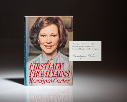 Limited edition of First Lady From Plains, signed by Rosalynn Carter.