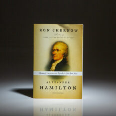 Advance Uncorrected Proof copy of Alexander Hamilton by Ron Chernow.