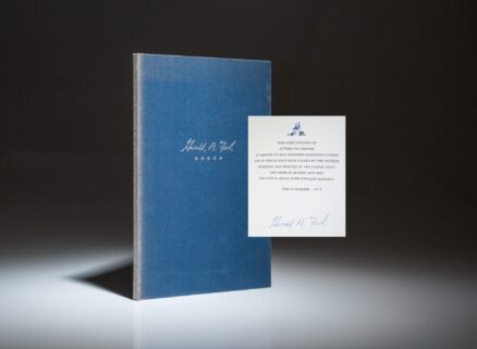 Signed limited edition of A Vision For America by former President Gerald R. Ford.