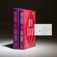 Signed limited edition of Red Clocks by Leni Zumas.