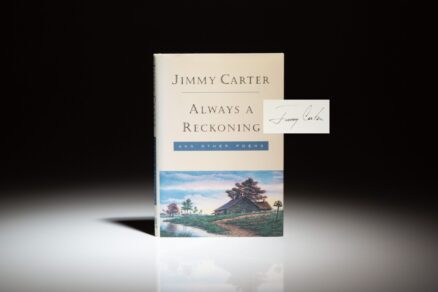 Signed first edition of Always a Reckoning by Jimmy Carter, with full signature.