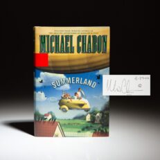 First edition of Summerland, signed by Michael Chabon.