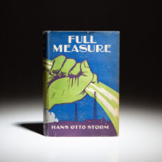 First edition of Full Measure by Hans Otto Storm, in dust jacket.