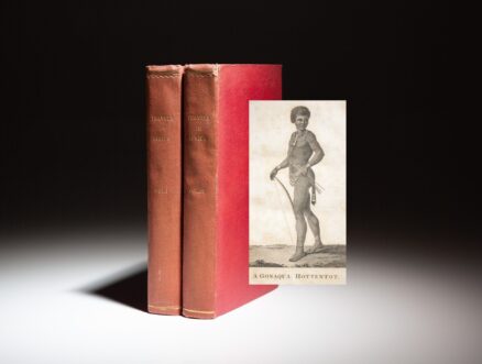 First edition in English of Travels Into The Interior Parts Of Africa by M. Le Vaillant.