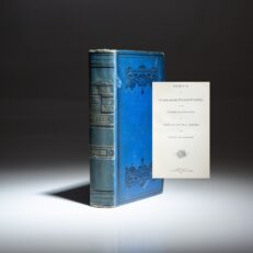 First edition of the Memoir of Commodore David Porter, a biography written by his son, Admiral David D. Porter and inscribed by Admiral Porter's son.