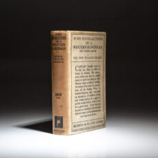 First edition of Some Recollections Of A Western Ranchman by the Honorable William French.