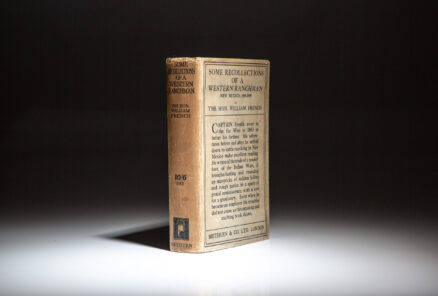 First edition of Some Recollections Of A Western Ranchman by the Honorable William French.