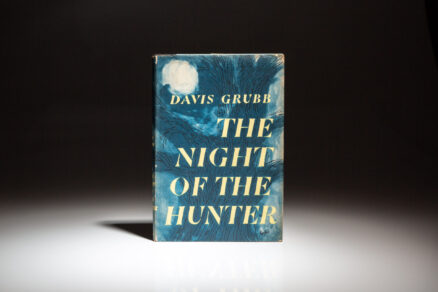 First edition of The Night Of The Hunter, in first state dust jacket, by Davis Grubb.