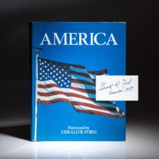 First edition of America by Marvin Karp, signed by former President Gerald R. Ford.