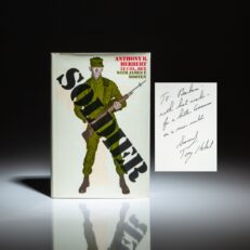 First edition of Soldier by Lieutenant Colonel Anthony Herbert, signed by the author.