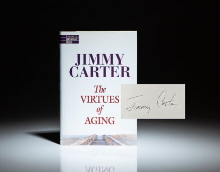 First edition of The Virtues of Aging, signed by President Jimmy Carter.