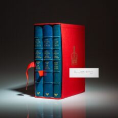 Deluxe Limited Edition of The Book of Kings: A Royal Genealogy, signed by The Earl Mountbatten of Burma.