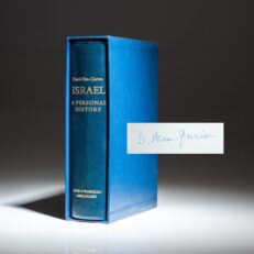 Signed limited edition of Israel: A Personal History by David Ben-Gurion.