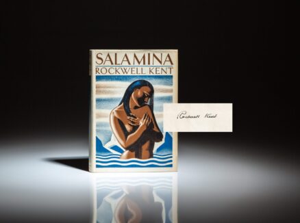 Signed first edition of Salamina by Rockwell Kent, in first state dust jacket.