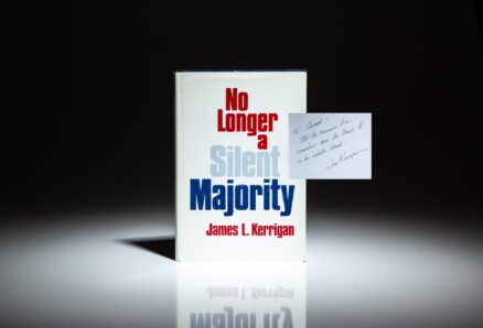 First edition of No Longer A Silent Majority, by the President of Greyhound Bus Lines, James L. Kerrigan.