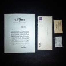 From the father of Jimmy Carter, campaign letter to elect Earl Carter as Representative in the General Assembly from Sumter County.