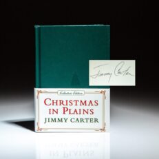 Collector's Edition of Christmas in Plains, signed by President Jimmy Carter.