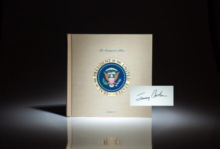 The Inaugural Album of President Jimmy Carter, signed by President Carter.