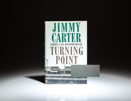 Signed copy of Turning Point: A Candidate, a State, and a Nation Come of Age, by Jimmy Carter.