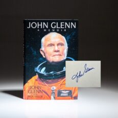 First edition of John Glenn: A Memoir, signed by Senator John Glenn.