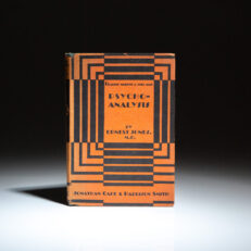 First American edition of Psycho-analysis by Dr. Ernest Jones, from the New Library series.