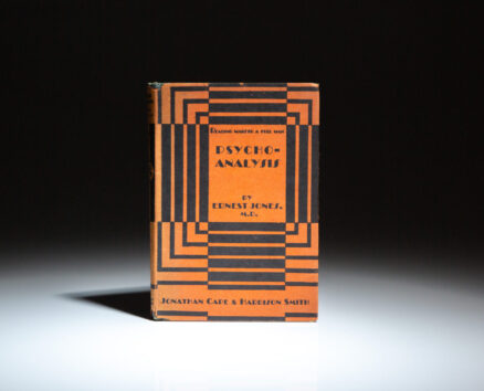 First American edition of Psycho-analysis by Dr. Ernest Jones, from the New Library series.