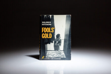 From Dolores Hitchens, the first edition of Fools' Gold, a Crime Club selection.