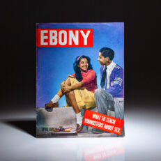 Ebony magazine from April of 1948, with the headline article titled "What To Teach Youngsters About Sex."