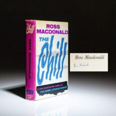 First edition of The Chill by Ross Macdonald, signed by the author.